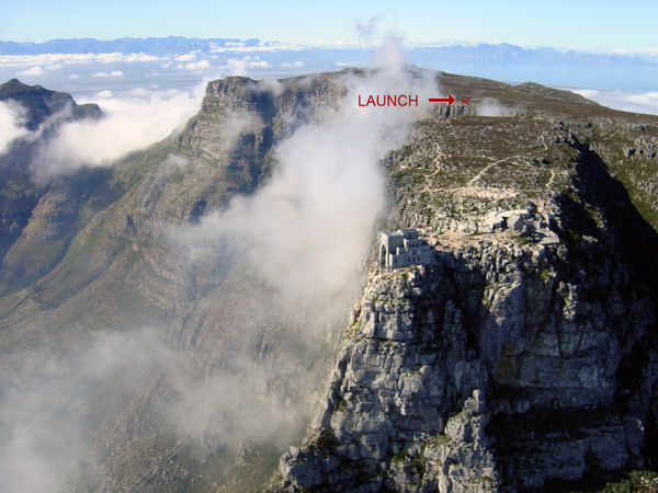 Table Mountain launch site
