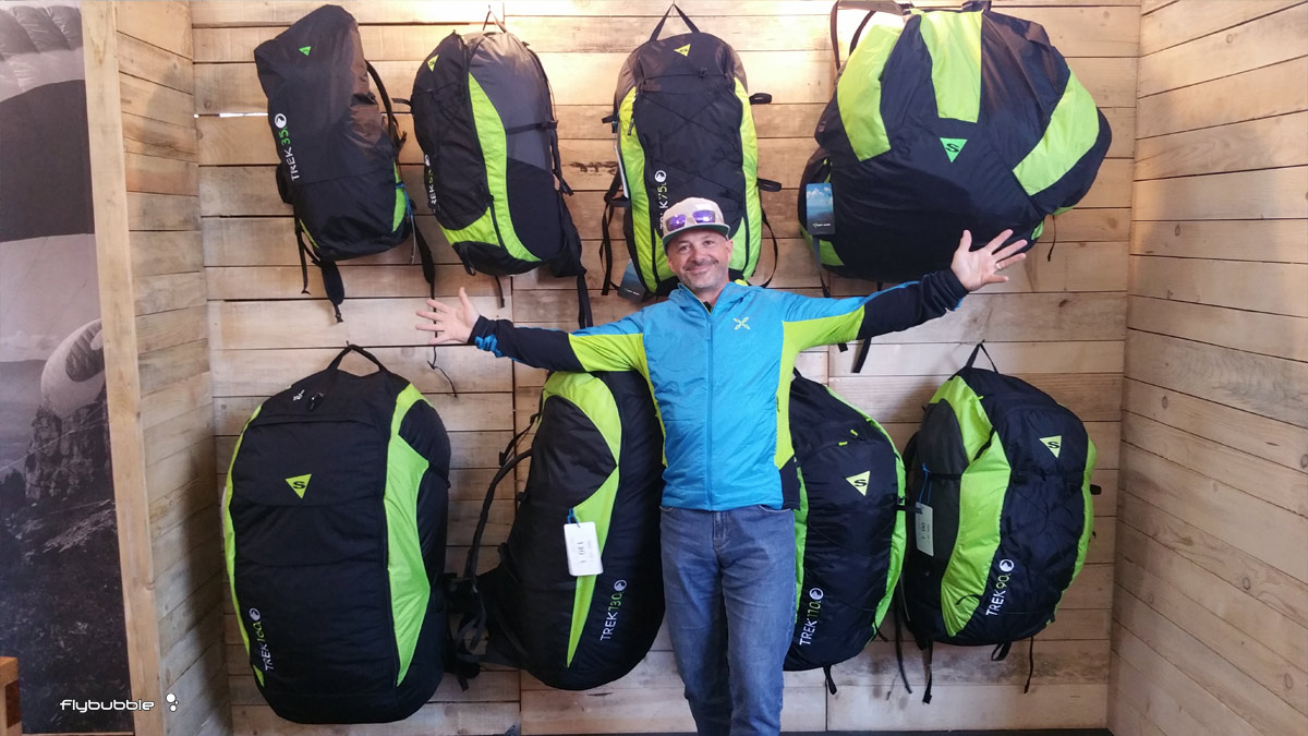 Sup'Air backpacks and bags at Coupe Icare 2016