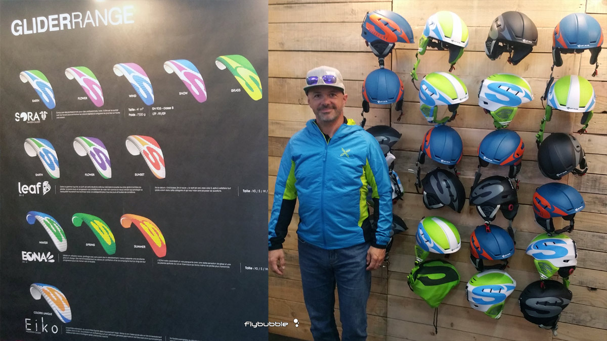Sup'Air glider range and helmets