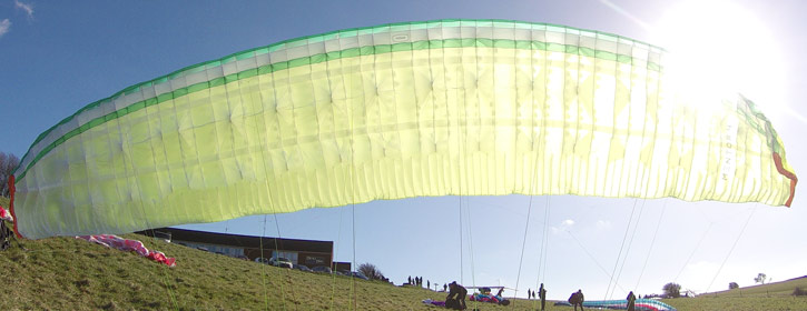 Nova Mentor 4 paraglider launch behaviour
