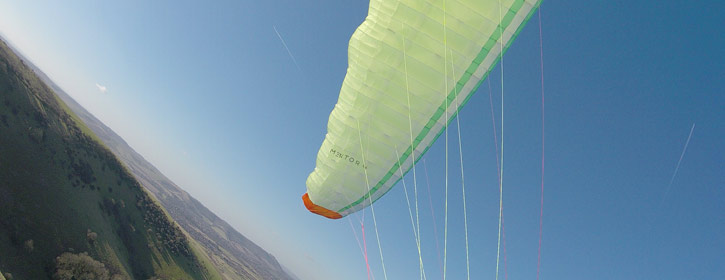 Nova Mentor 4 paraglider turn behaviour